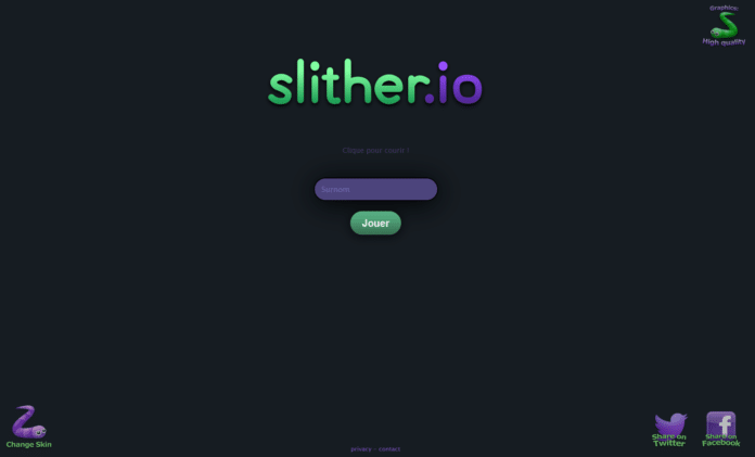 adresse du jeu slither io