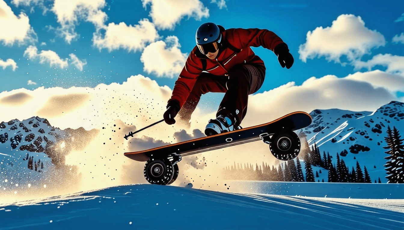 découvrez skimox, la nouvelle discipline qui fusionne le ski et le skateboard électrique. plongez dans une expérience unique alliant sensations fortes et innovations, idéale pour les amateurs de glisse en quête de nouvelles aventures.